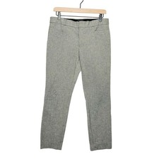 Banana Republic Womens Sloan Fit Business Casual Career Trouser Pants Grey 8