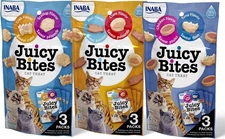 INABA Juicy Bites Grain-Free, Soft, Moist, Chewy Cat 0.4 Ounce (Pack of 9) 