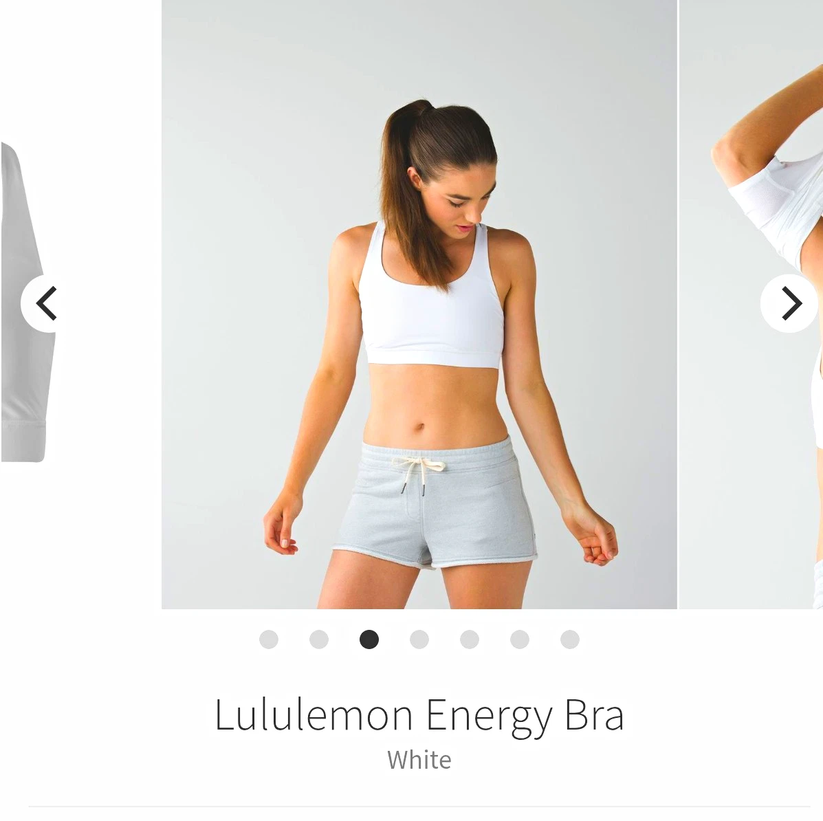 Lululemon White Sports Bras for sale | eBay