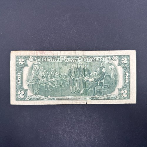 Bicentennial $2 bills Two Dollar Misaligned Error 1976 - Picture 2 of 2