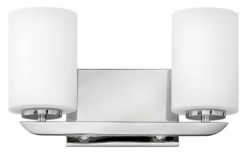 Hinkley Lighting 55022 Nickel 2-Light Vanity Light From The Kyra Collection - Picture 1 of 5
