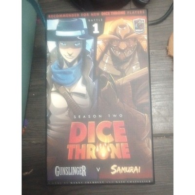 Dice Throne Season Two Box 1 Gunslinger vs Samurai (English)