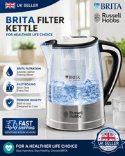 Russell Hobbs 22851 Brita Filter Purity Electric Kettle Jug 1L 3000w Clear NEW