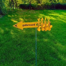 Yard Weathervane Weathercock Żelazna łopatka pogodowa na dach