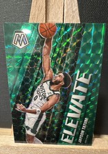 2020-21 Panini Mosaic - Elevate Jayson Tatum #25 Green Mosaic Prizm