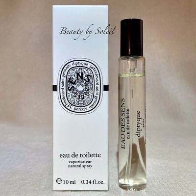 Diptyque Eau des Sens Eau de Toilette EDT Travel Spray .34oz, 10ml New in Box