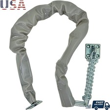 Heavy Duty Storm Door Chain Check 25-1/2in Steel Hook Bracket Included Steel New