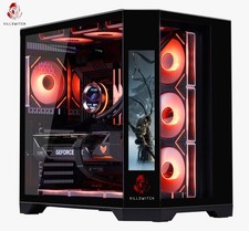 KILLSWITCH - KS-MXJ PLUS ATX/MATX/ITX PC CASE with DISPLAY SCREEN  4 FANS 