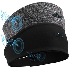 2 Pack Bluetooth Sleep Headphones Headband 17H Wireless Sports Headband