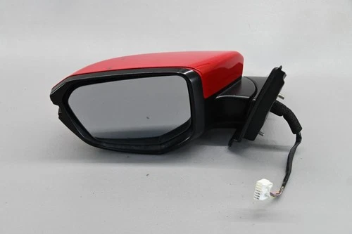 2016-2021 HONDA CIVIC LEFT DRIVER SIDE DOOR MIRROR RED R513 OEM 7 PIN 16 17 18