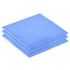 Silicone Conduction Heat Pad 100 x 100 x 2.5mm 1.5W Blue 3pcs
