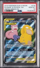 2019 POKEMON SUN & MOON UNIFIED MINDS #218 FULL ART/SLOWPOKE & PSYDUCK GX PSA 10 on eBay