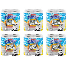 Panda Glory Super Soaker Mega 2 PLY Absorbent Kitchen Towel | Rolls of 24 / 48