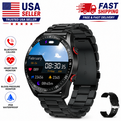 #ad ECG PPG Smart Watch Bluetooth Call Fitness Tracker HeartRate Blood Pressure IP6 $44.99