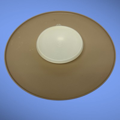 Vintage Tupperware 492-3 Veggie Chip And Dip Tray With Attached Bowl And Lid