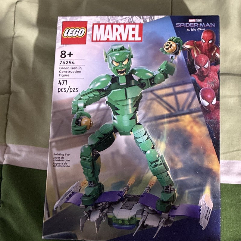 LEGO Marvel Spider-Man 76284 Green Goblin Figure w/ Glider 471pcs 8+