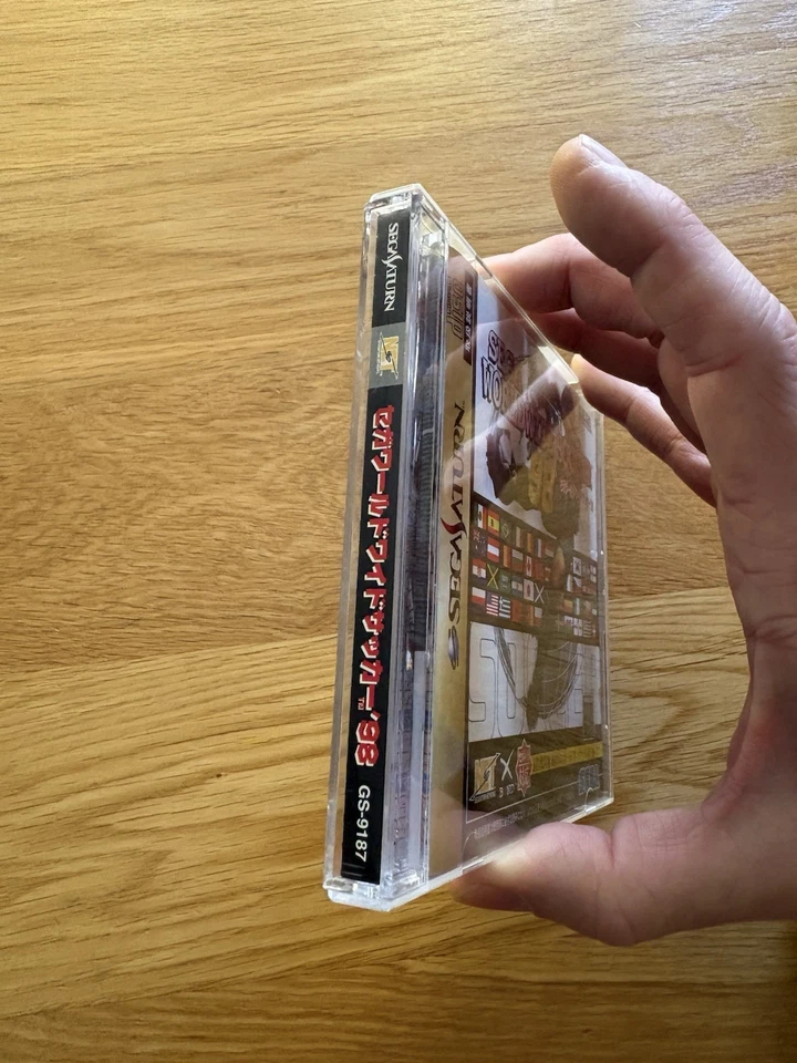 COMPLETE! World Evolution Soccer ‘98 Sega Saturn Japan Football Spine & Reg Card - Image 4 of 4