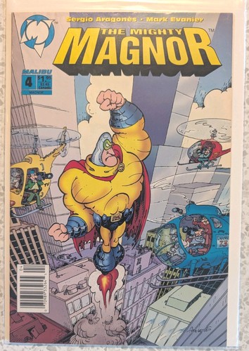 The Mighty Magnor #4 Malibu Comics - From the creators of GROO