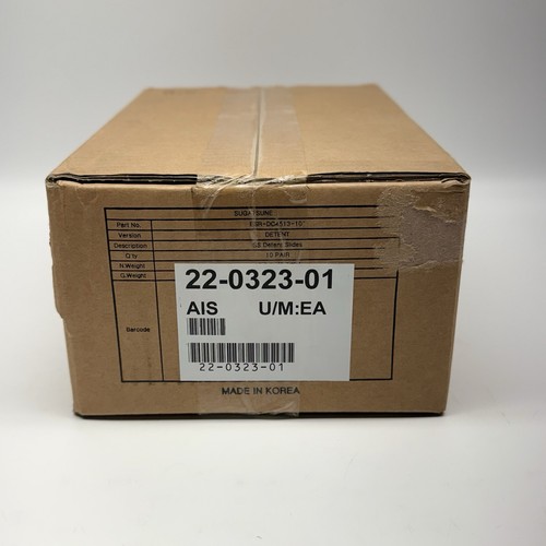 Case Of 10 Pairs - Stainless Steel 45MM Detent Slide 10" - ESR-DC4513-10 - Afbeelding 3 van 3