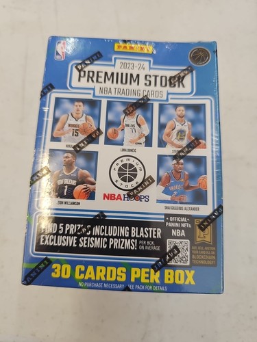 2023-24 Panini NBA Premium Stock Basketball Trading Cards Blaster Box New. Seald - Picture 2 of 2