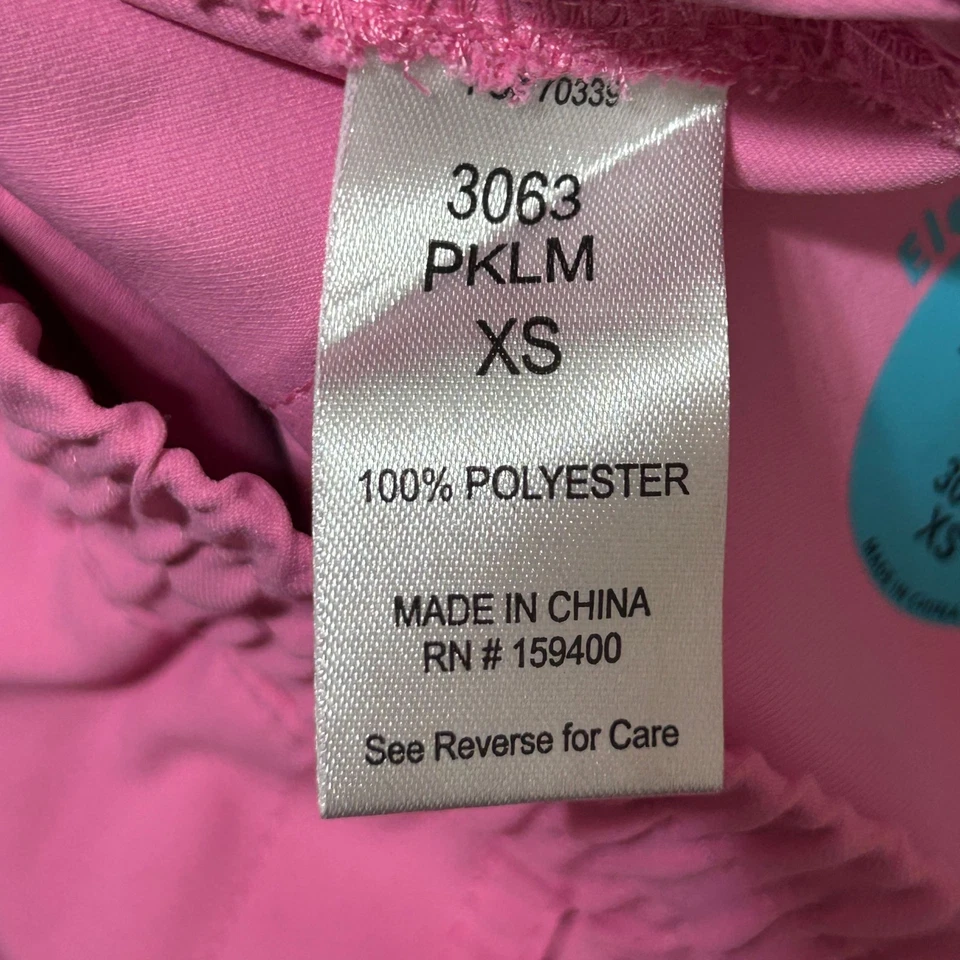 Pantalones Médicos Zavate Studio para Mujer XS Rosa Carga Cordón Elástico Cintura Bolsillo Foto 3 de 4