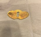 Brass Vintage Antique Flat Escutcheon Furniture Hardware — photo 1