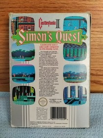 Castlevania II 2 Simon's Quest NES -PAL Ver. Europea - Completo! PROTEGGI SCATOLA