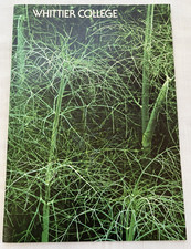 1976 Whittier College Student Bulletin Guide Office of Admissions Brochure Facts