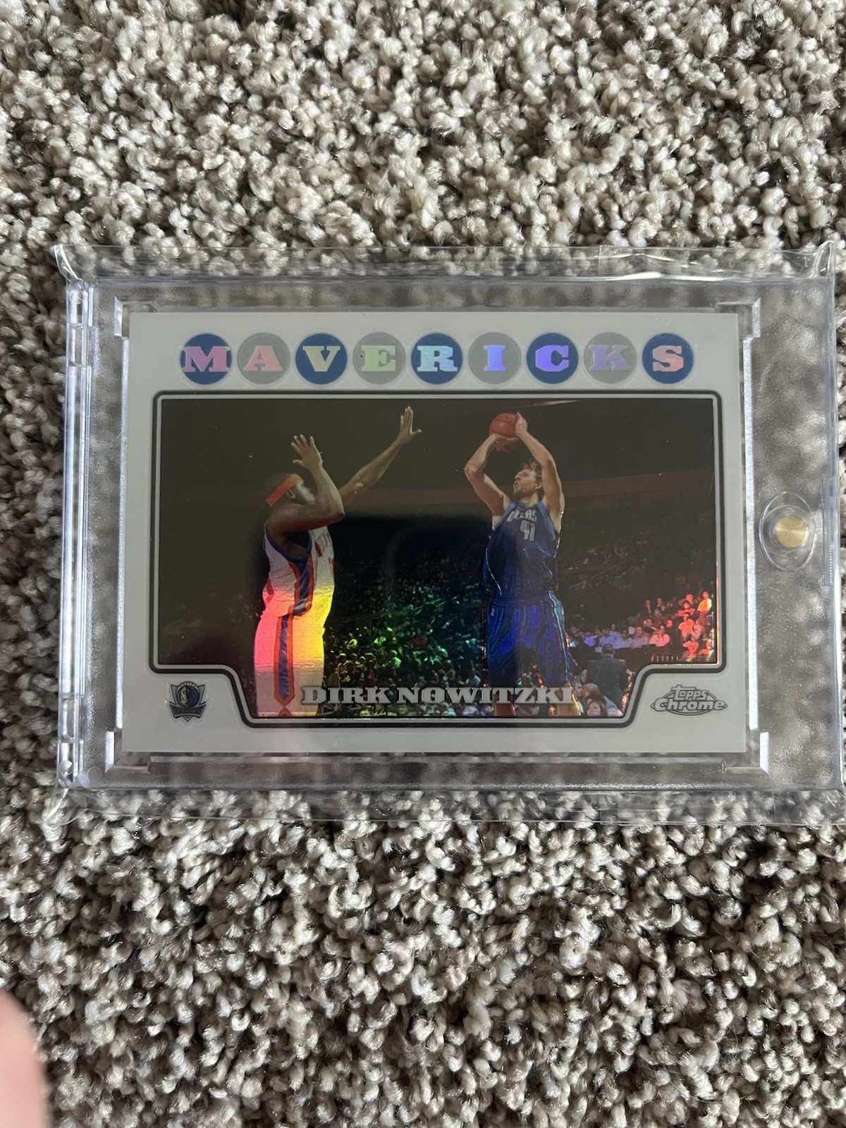 2008-09 Topps Chrome - Dirk Nowitzki #41 Refractor