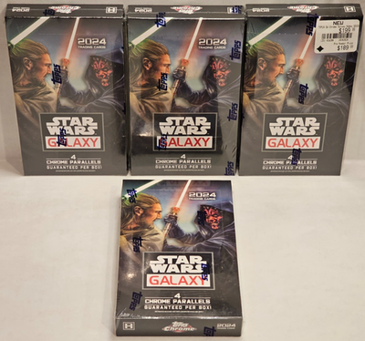 2024 Topps Star Wars Galaxy Chrome Hobby Box - New, Factory Sealed