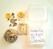 #410, 4/o Elgin. 7 Jewel Good  Balance Assembly Complete & More. See Photos 