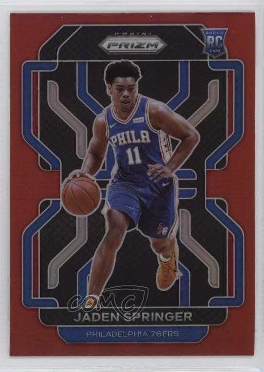 2021-22 Panini Prizm Red Prizm 291/299 Jaden Springer #317 1hq0