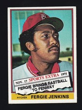 1976 Topps Traded #250T FERGIE JENKINS Boston Red Sox EX