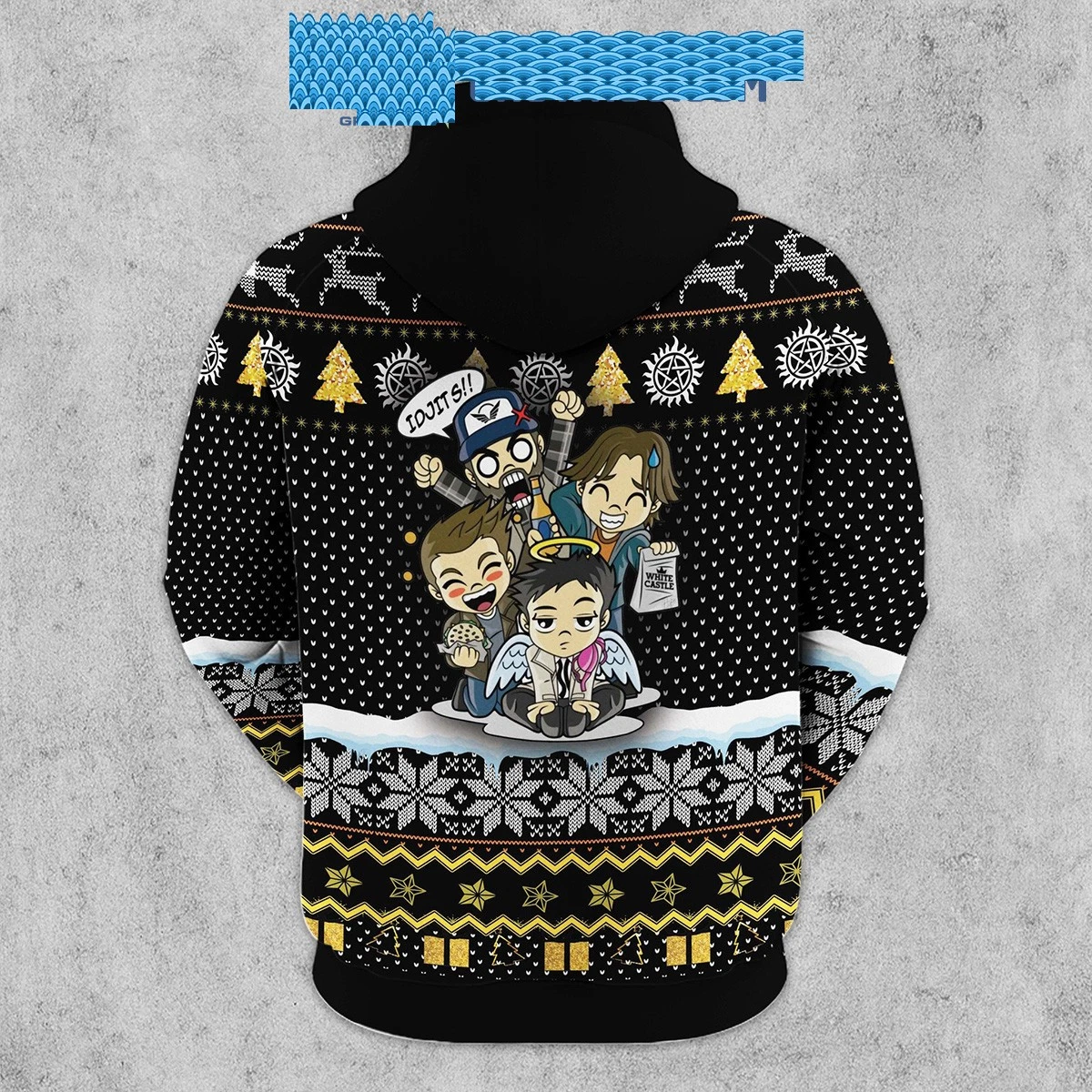 Supernatural Snow Christmas Holiday Hoodie