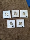 (Lot Of 5) 1939  MERCURY  SILVER Dime ACTUAL  COINs Circulated
