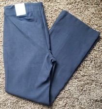 NWT Talbots Portland Trouser Womens Sz 10 P Black Side Zip Flare Leg J03069 New