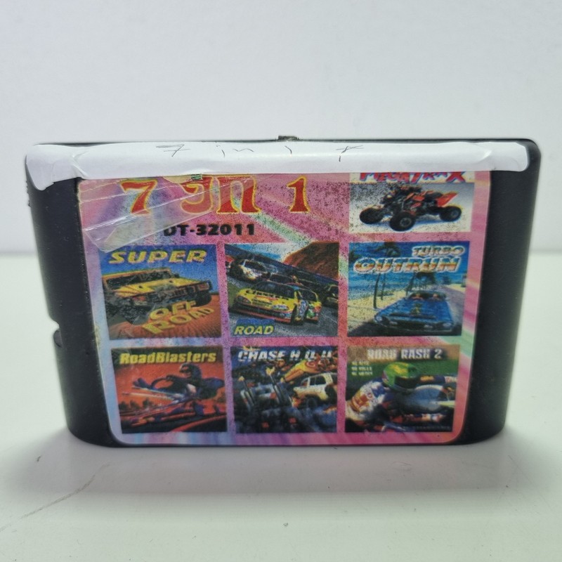 Sega Mega Drive 7 In 1 Games Cartridge - Cartridge Only + FREE POST