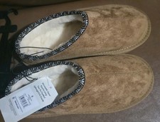 BearPaw Women  s Slippers Size 9 Hazel Clog With Faux Fur Lining Slip On NEW