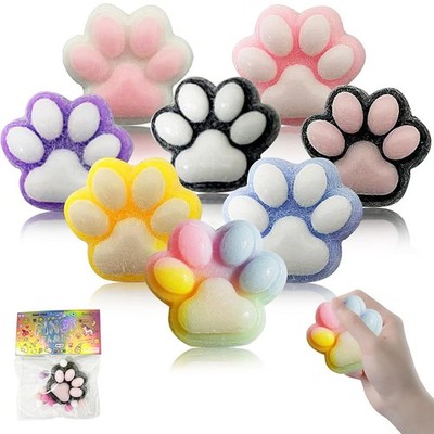 8 Stück Taba Katzenpfoten Squishy Pfote,Cat Paw Squeeze Toy,Squishy Cat Paw A...