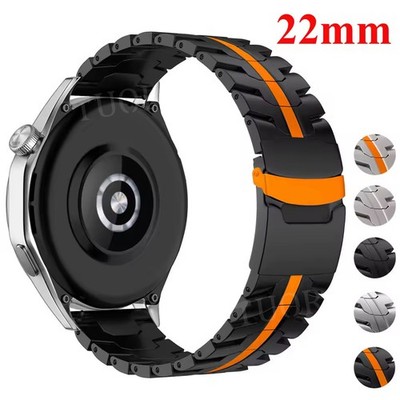 Luxus Titan/Edelstahl Armband für Samsung Galaxy Watch 3 45mm Watch 46mm Gear S3