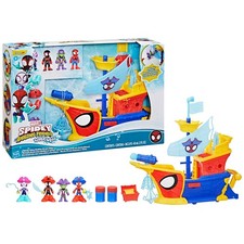 NEW Spidey & Friends Water-Webs Webs Ahoy Bubble Pirate Ship, 1785077 G14265L40