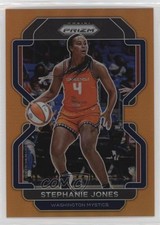 2022 Panini Prizm WNBA Orange Prizm 4/49 Stephanie Jones #134 Rookie RC 0ms6