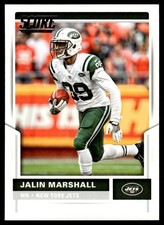 2017 Score Jalin Marshall New York Jets #12