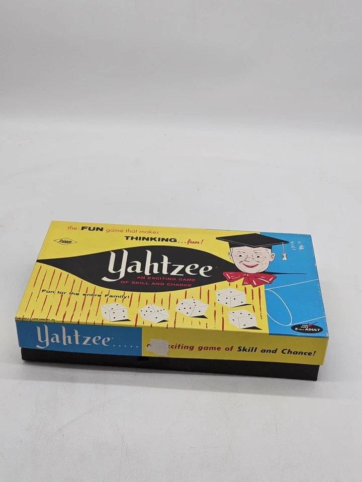 Juego Yahtzee Vintage 1956, 1960 The Greeting Company Completo Foto 2 de 4