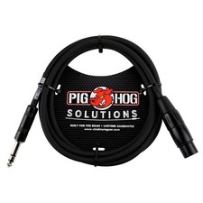 Pig Hog Solutions TRS M to XLR F Balanced Adapter Cable 6 ft.