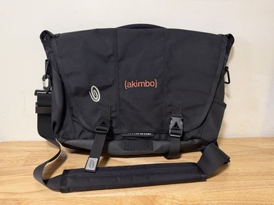 used timbuk2 messenger bags Timbuk2 Commute Messenger Bag Medium Black Ballistic Nylon Used **LOGO** A