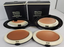 Ultima II Beautiful Nutrient Nourishing Compact Makeup Almond x 2