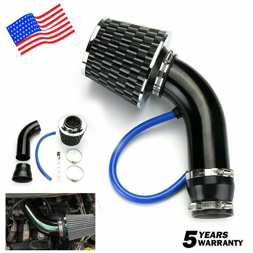 Auto Intake Pipe Kit 3 Piece Red Cold Air Intake Pipe Induction Hose Kit Car Air Fresheners ...