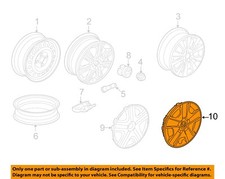 Honda Oem 12-13 Fit Wheels Covers Trim-wheel Cover 44733tf0g12