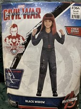 Black Widow Captain America Civil War Avengers Child's Costume Small 4-6- NWT